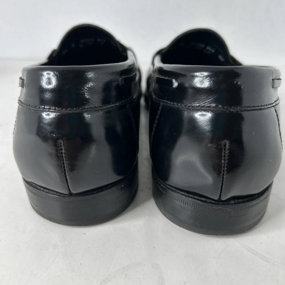 Florsheim‎ Mens Dress Shoes Brown/Black Leather Loafers Tassel Size 11